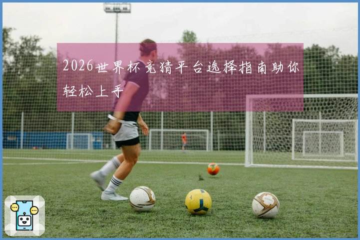 2026世界杯竞猜平台选择指南助你轻松上手